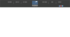 Desktop Screenshot of paperfishcreative.com